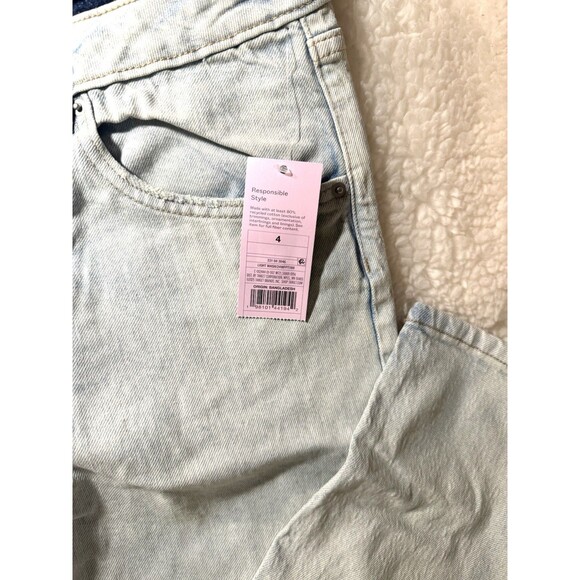 Women's Mid-Rise 90's Relaxed Straight Jeans - Wild Fable Size 4 NWT - Picture 8 of 11